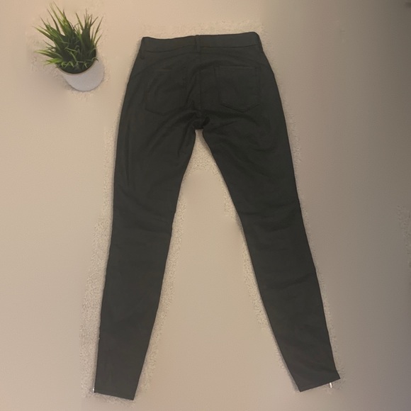 3x1 JEANS BLACK COATED WITH BOTTOM ZIPPERS - Picture 3 of 10